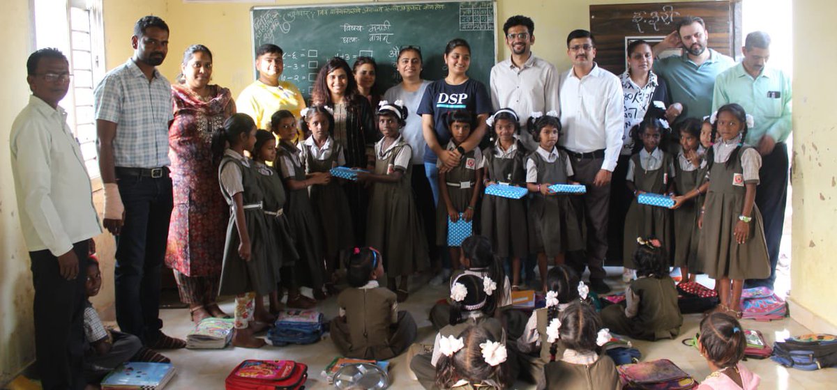 Distribution of School Bags and Textbooks to Students